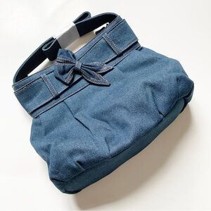 New Y2K 100% Cotton Denim Shoulder Bag